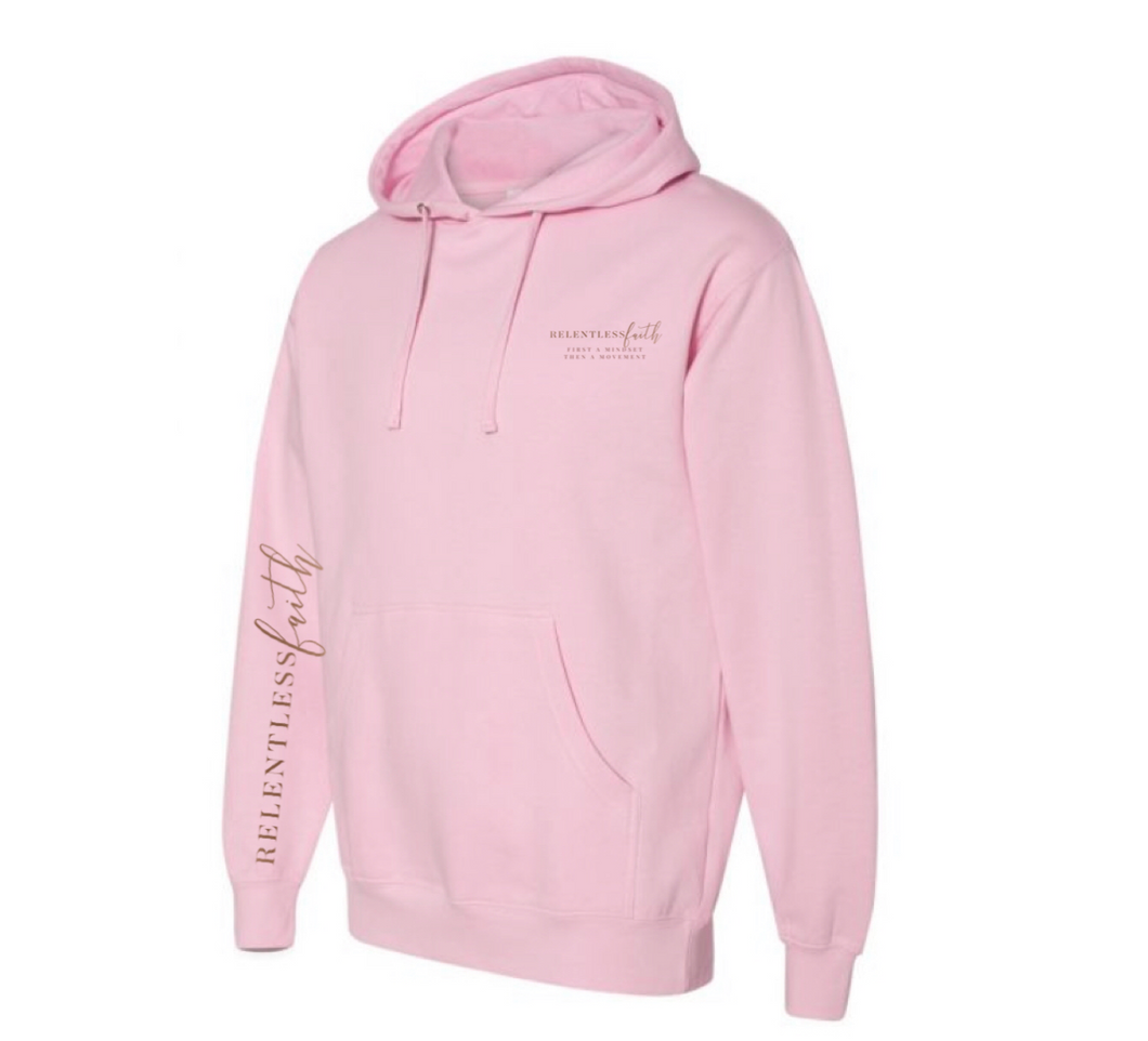 Relentless Faith Hoodie (Pink)