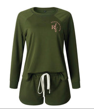 Load image into Gallery viewer, Relentless Faith O Neck Loungewear Set (Olive Green)
